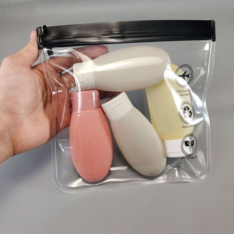 Pvc Shoulder Makeup Clear Bags Waterproof For Dry Wet Separation Swimming Fitness Shower