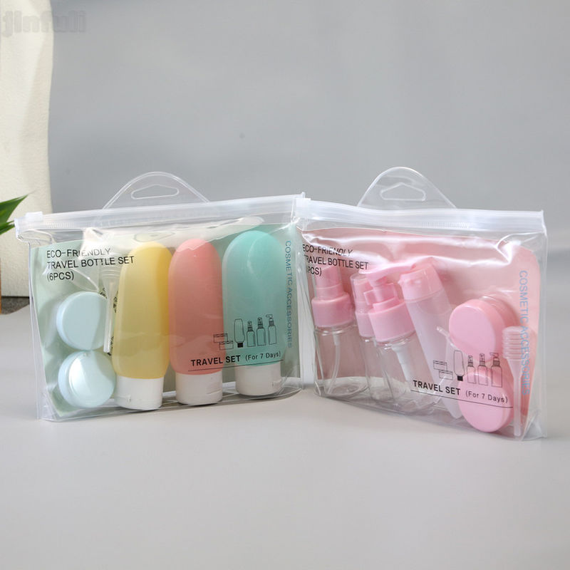 PVC EVA Zipper Travel Clear Makeup Bag Small Frosted for Cosmetic Towel Packaging