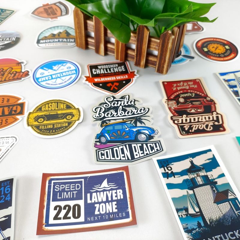 Household Cosmetic Custom Stickers Clothing Hang Tag In Classrooms