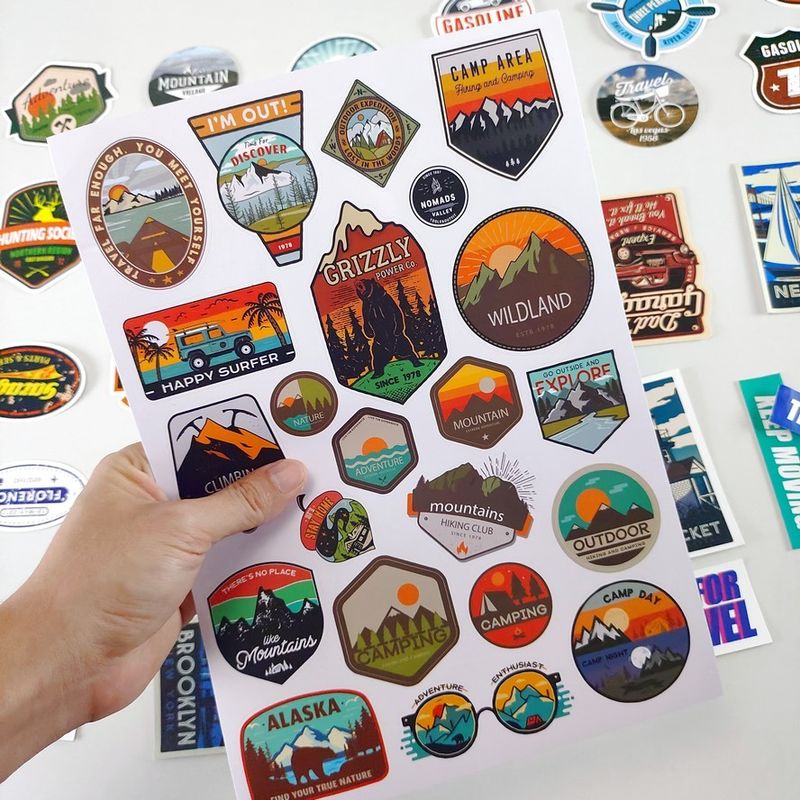 Household Cosmetic Custom Stickers Clothing Hang Tag In Classrooms