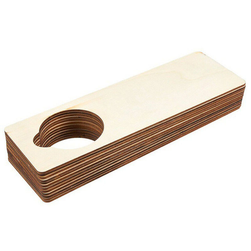 Puertas colgantes carteles de hojas en blanco DIY etiquetas artesanías piezas decoraciones para el hogar