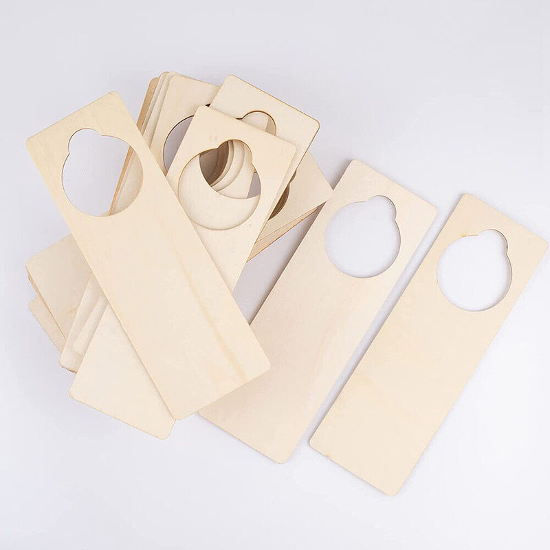 Puertas colgantes carteles de hojas en blanco DIY etiquetas artesanías piezas decoraciones para el hogar